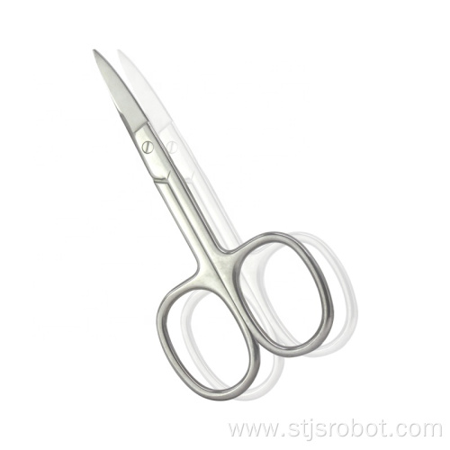 Classic Eye Makeup Tool Stainless Steel Silver Brow Scissors